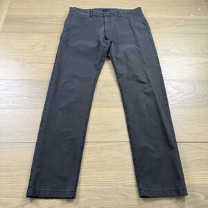 J Crew Pants Men 34x32 Stretch 484 Slim Flat Front Chino Straight Gray